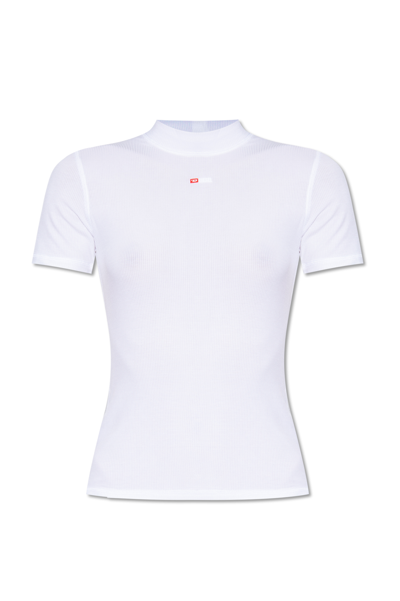 White 'T-MOKKY-MICRODIV' ribbed top Diesel - Vitkac France